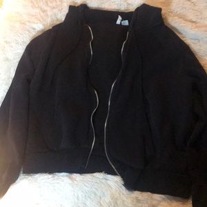 Crop sweatshirt black